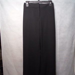 Liz Claiborn Audra slacks pin striped black and white straight leg size large.